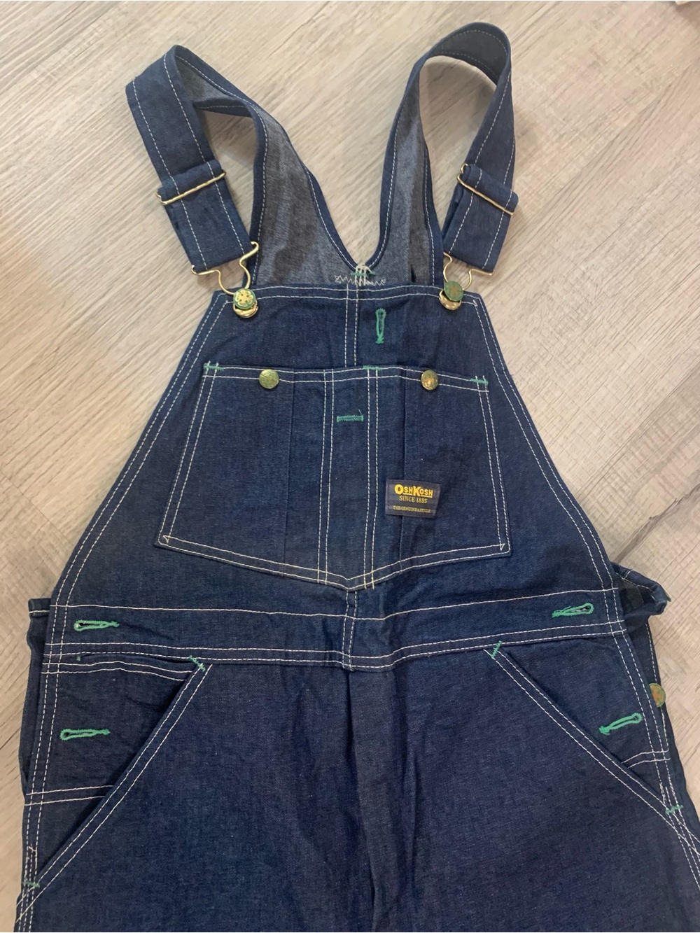 NWOT Vintage Oshkosh Cotton Overalls 30x30 Made in the USA